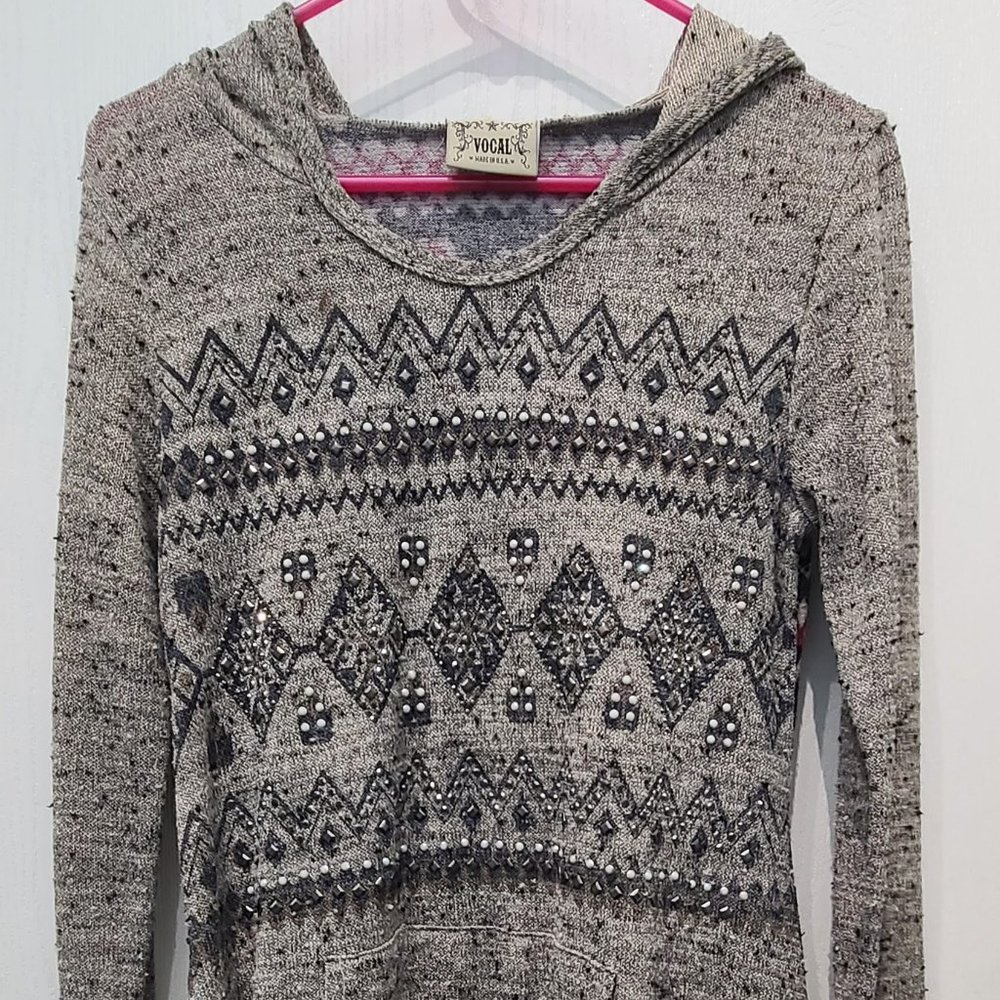 Vocal Hooded Western Tunic